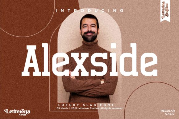 Alexside: The Bold Slab Serif Font That Elevates Your Visual Storytelling