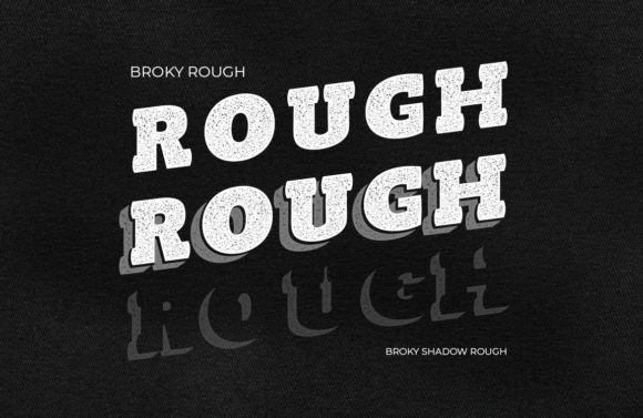 Broky Rough Adds Bold Character to Design Projects
