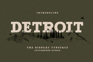 Detroit: A Bold and Sophisticated Slab Serif for Modern Branding