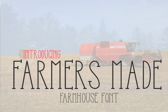 Farmers Made: A Simple Slab Serif Font for Every Project