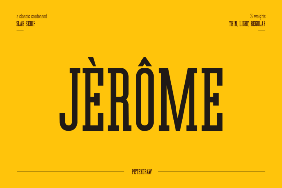 Jerome: A Timeless Slab Serif Font for Elegant Design Workflows