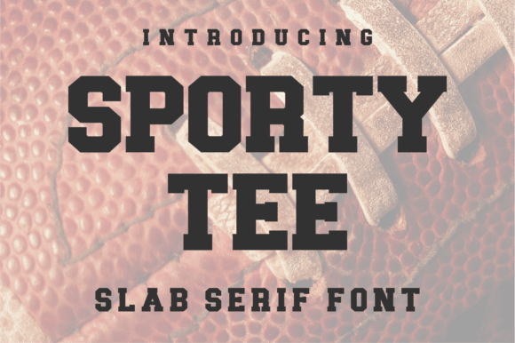 JP Sporty Tee: A Bold Slab Serif Font for Every Creative Project