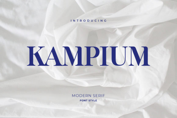 Kampium Font: A Bold Choice for Modern Designers