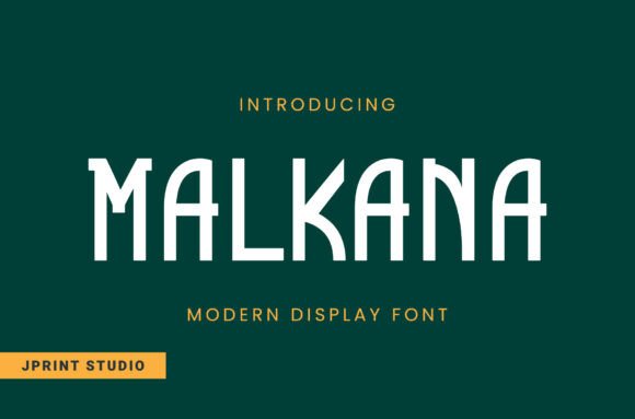 Malkana: A Modern Twist on Classic Typography