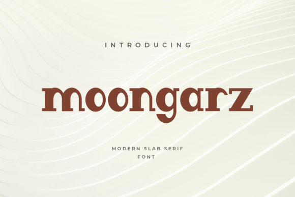 Moongarz: A Cool and Trendy Slab Serif Font for Modern Design