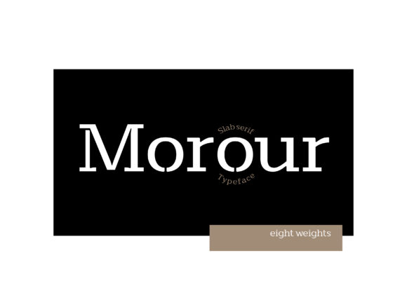 Morour: A Bold Slab Serif Font for Impactful Design