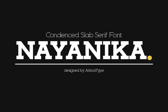 Nayanika: A Timeless Slab Serif Font for Modern Design