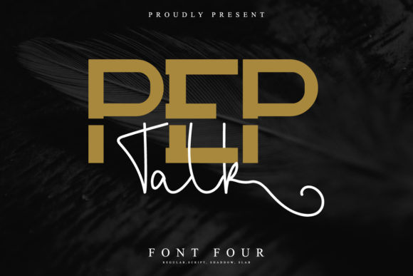 Pep Talk: The Perfect Blend of Boldness and Creativity in Typography