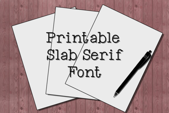 Printable: A Cool and Adaptable Slab Serif Font for Modern Design