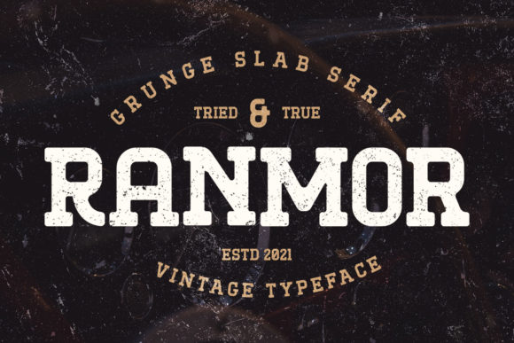 Ranmor: A Bold Slab Serif Font for Timeless Typography