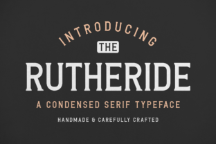 Rutheride: A Nod to the 80s in Modern Typography