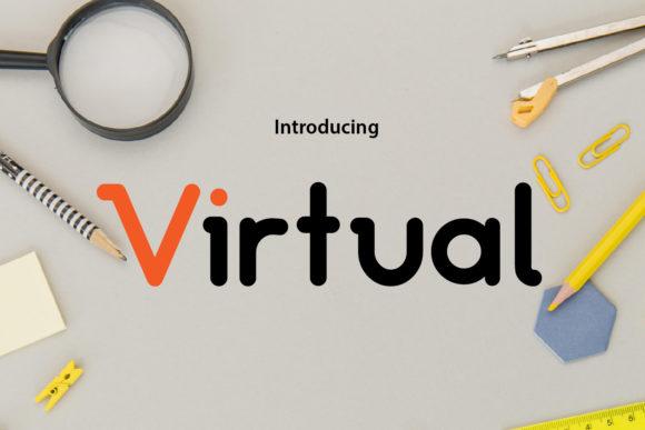 Virtual: A Minimal Slab Serif Font for Modern Design